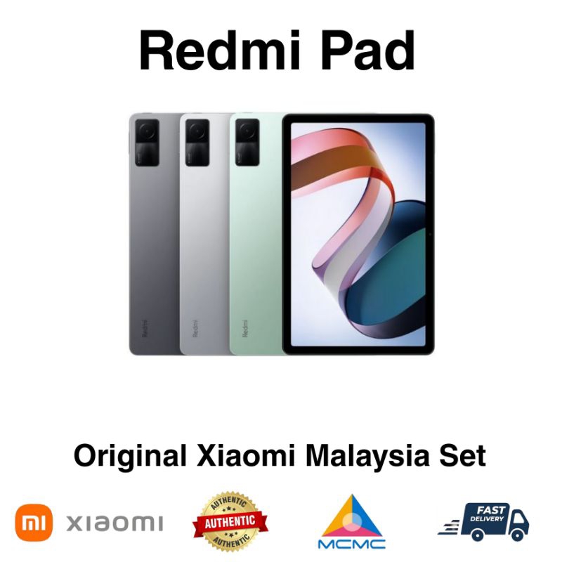 Redmi Pad (3GB+64GB) 1 year warranty by xiaomi malaysia | Shopee