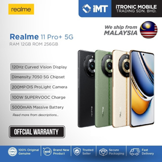 Free Shipping Global Rom Unlocked Realme 11 Pro Plus 5G 200MP Camera MTK  Dimensity 7050 6.7 Inch AMOLED 5000mAh 100W SuperVOOC