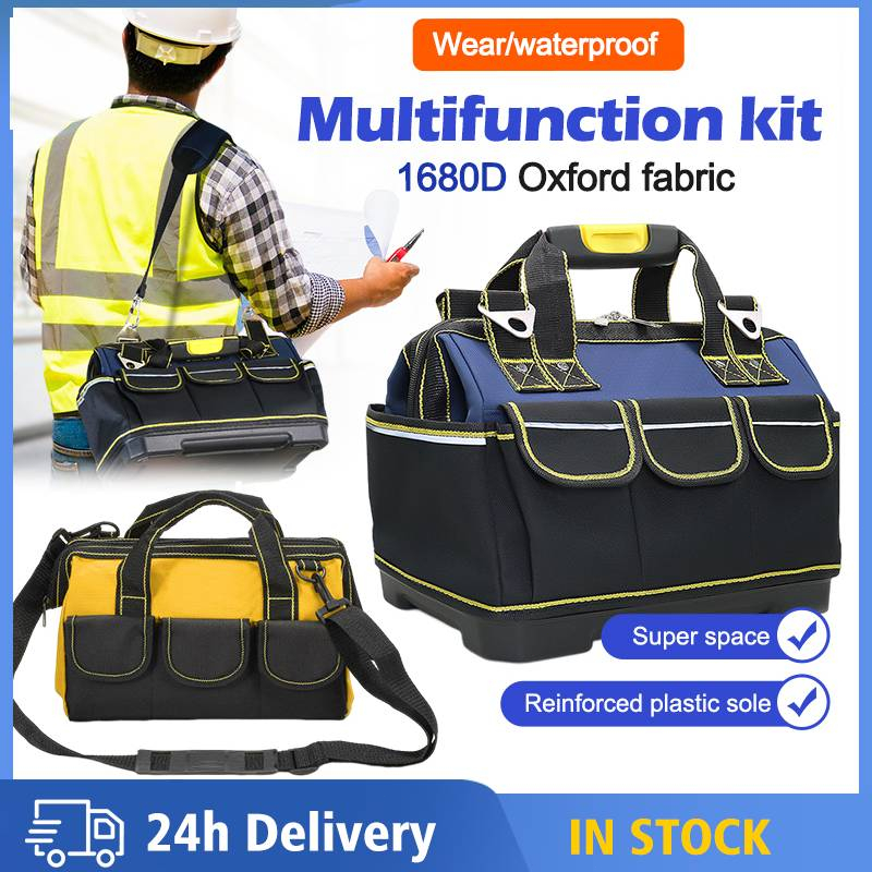🔥13“16” 19” Tool Storage Bag Oxford Cloth Storage Box Outdoor Tool Bag ...