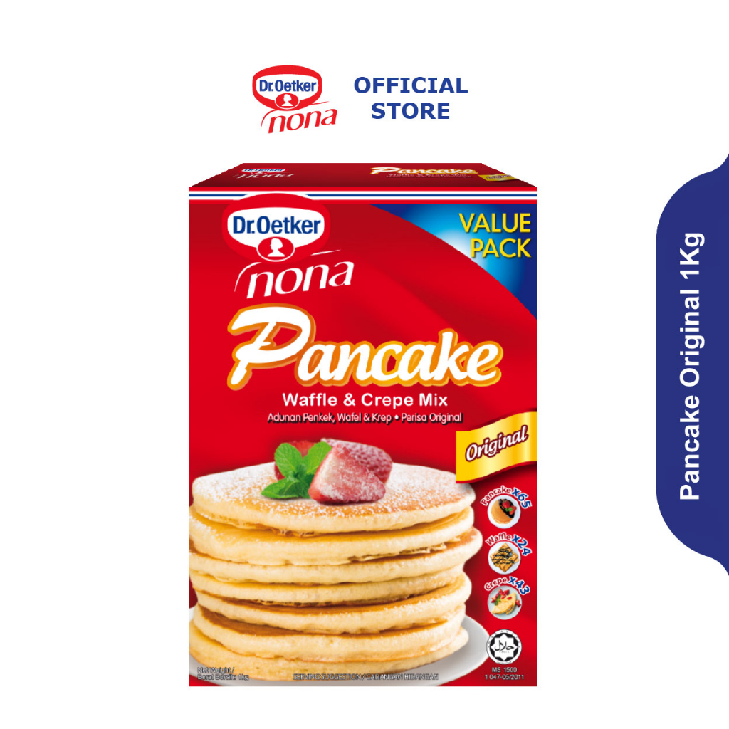 Dr. Oetker Nona PancakeWaffleCrepe Mix (Original) 1kg Shopee Malaysia