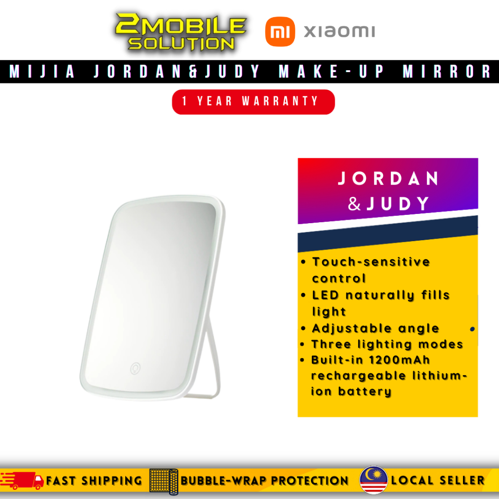 XIAOMI Mijia Jordan&Judy Intelligent Portable Makeup Mirror[LED Light I