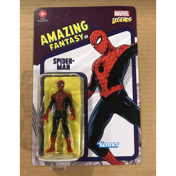 Marvel Legends Retro Amazing Fantasy Spider-Man Figure Kenner 3.75