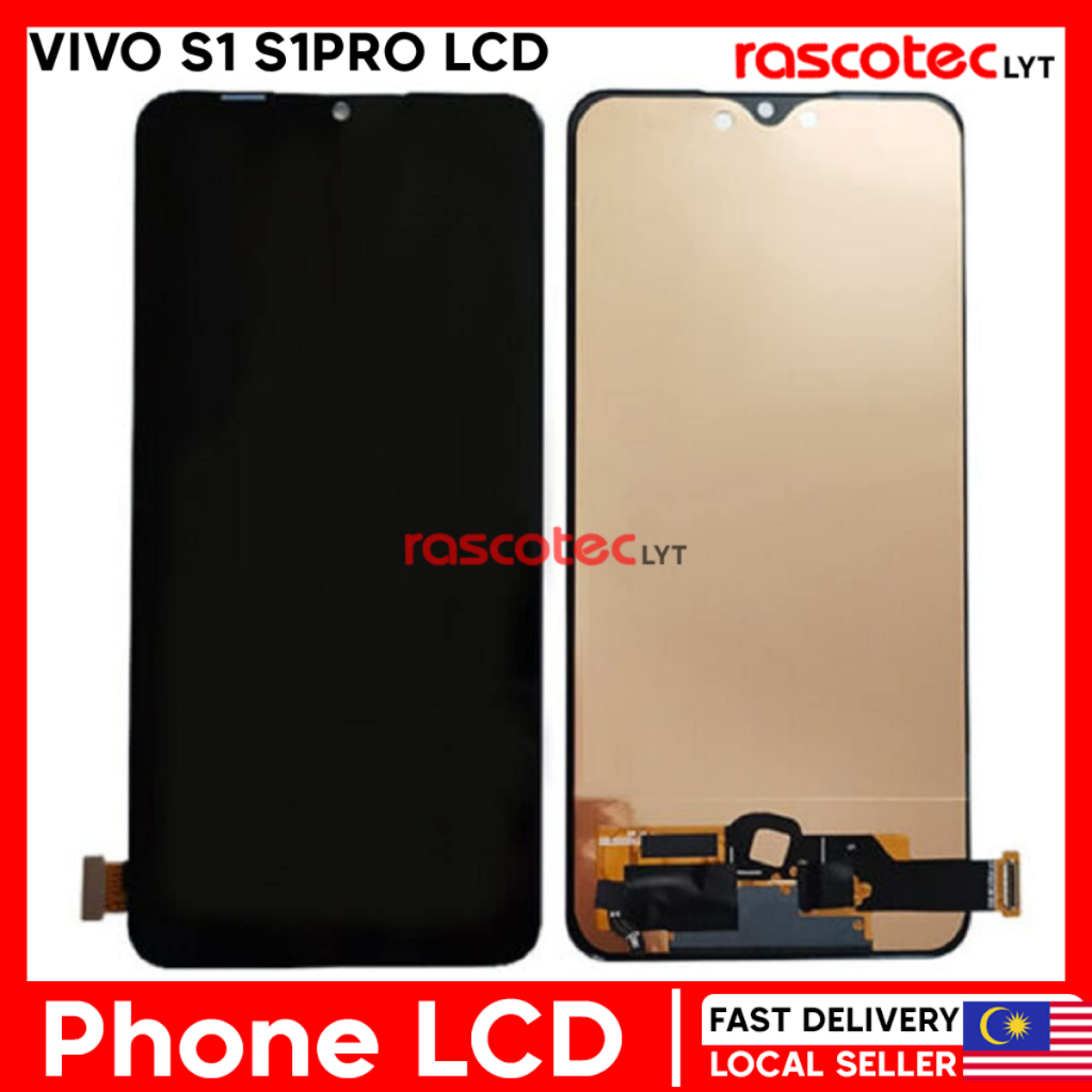 Kit Display LCD OLED + Touch Screen Digitizer Per Vivo S1 (Modelli 1907, V1907, V1913A) - Nero