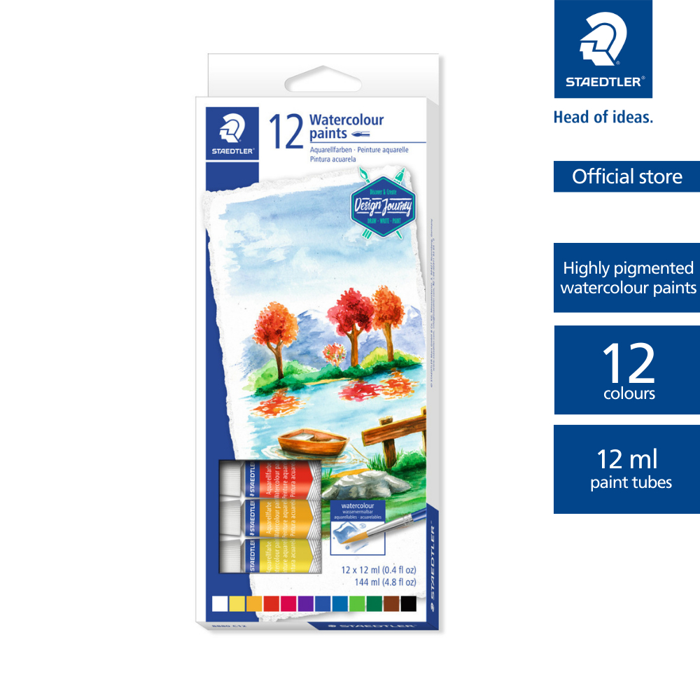 Watercolour Paints (12 Colours) Shopee Malaysia