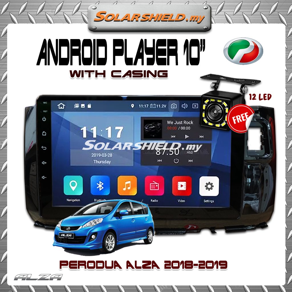 Perodua Alza 2018-2019 10'' Android Player GPS Waze Android 8.1 Wifi ...