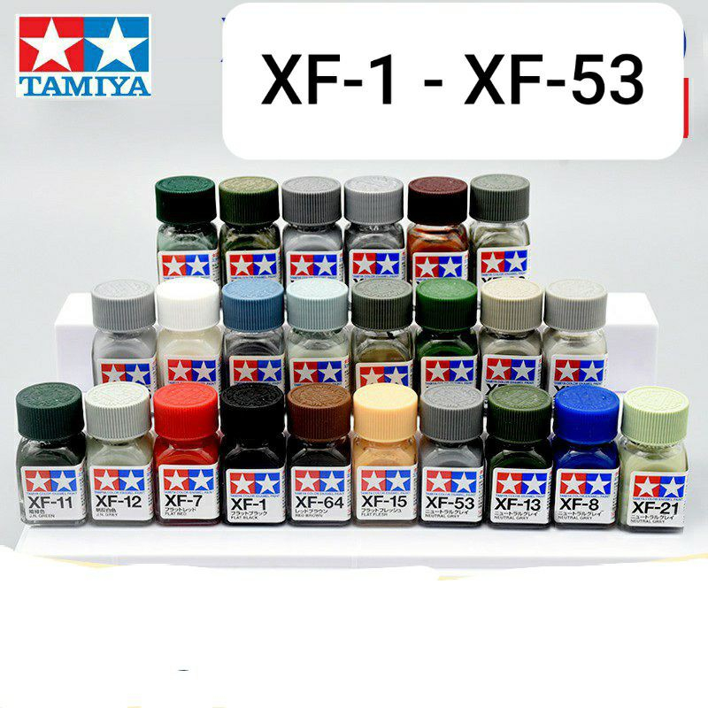 Tamiya Enamel Paint XF1 to XF53 Shopee Malaysia