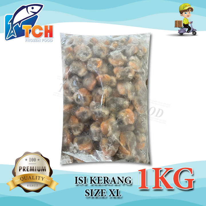 (IQF) ISI KERANG SIZE XL, CLAM MEAT XL, TCH FROZEN FOOD, FRESH FROZEN