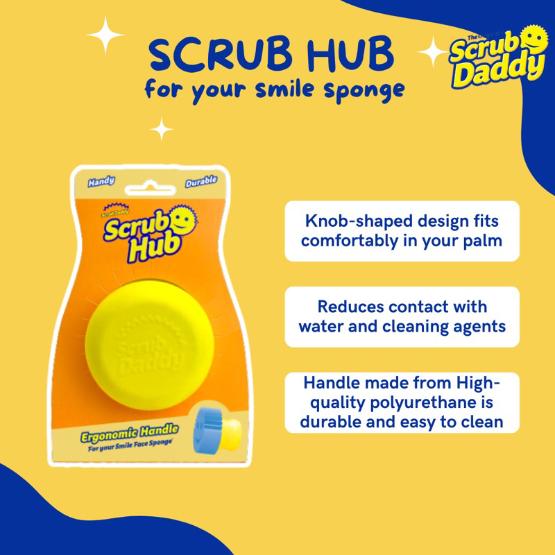 Scrub Daddy Scrub Hub Handle for Smiley Sponge | Shopee Malaysia