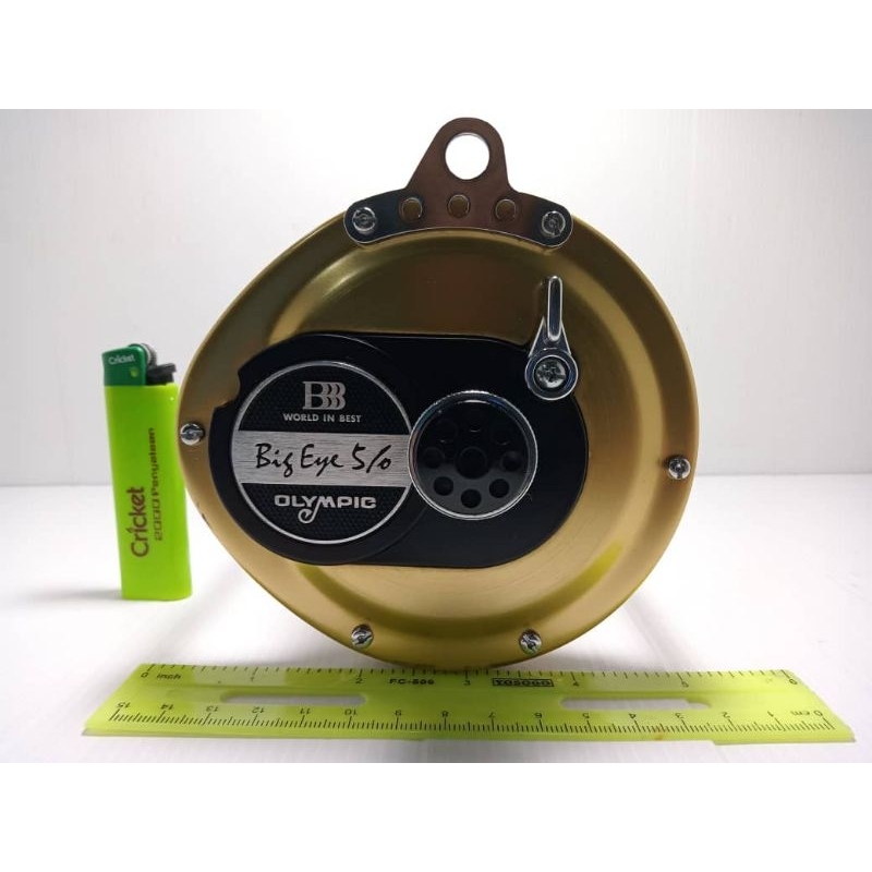 OLYMPIC Big Eye 5/0 ゴールドリール Multiplier Olympic Big Eye 5/0 Japan -Gold Edition | Shopee Malaysia