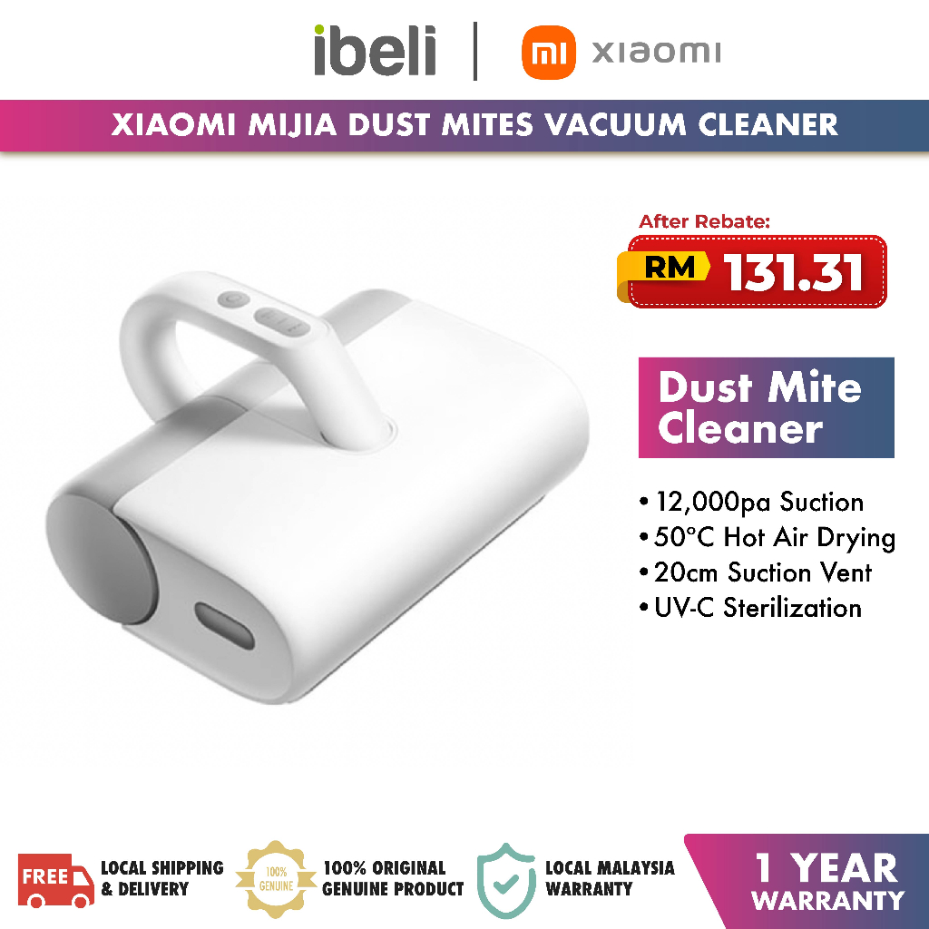 Xiaomi Mijia Dust Mites Vacuum Cleaner 12kPa/16kPa Handheld Strong
