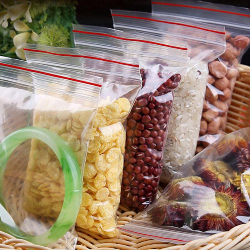 Plastic zip bags for food hotsell