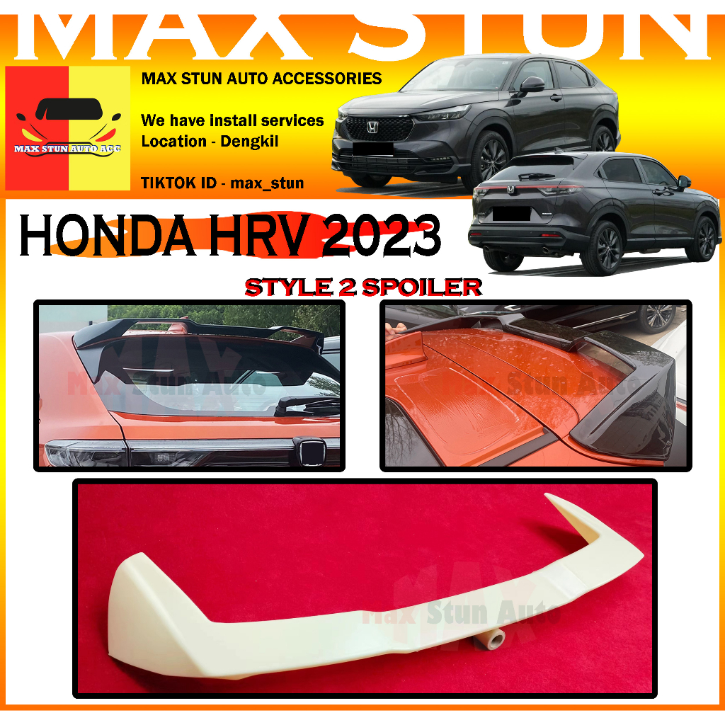 HONDA HRV 2022-2023 REAR ROOF SPOILER WING HD HR-V ROOF WING TOP ...