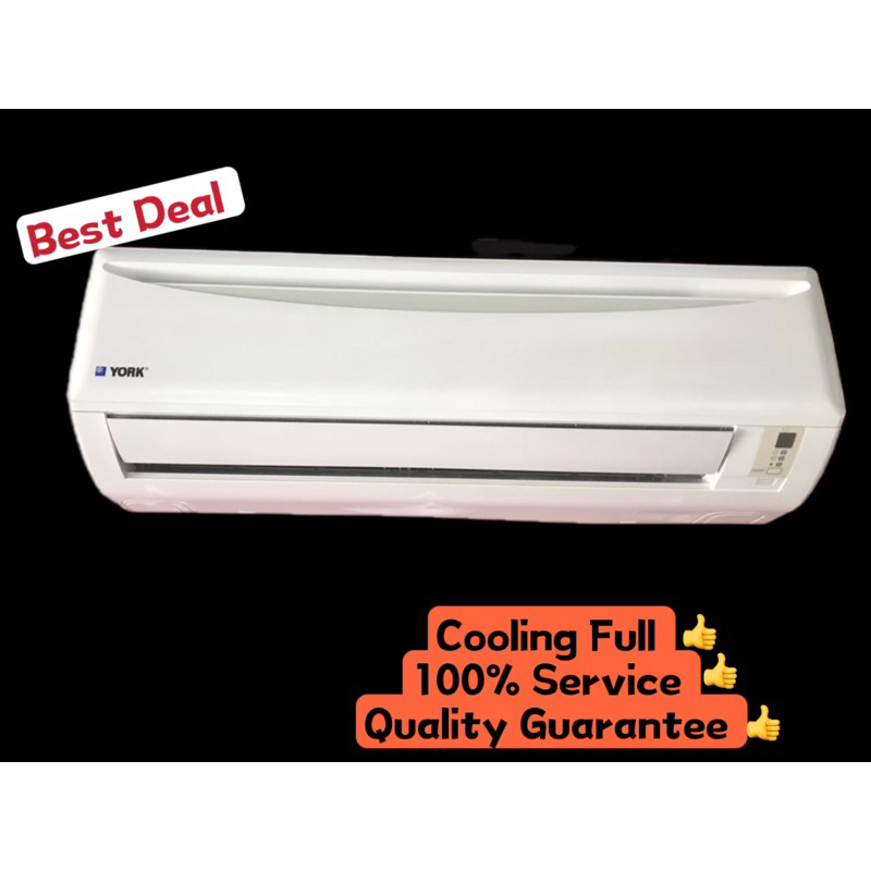 1hp york Aircond good condition Shopee Malaysia
