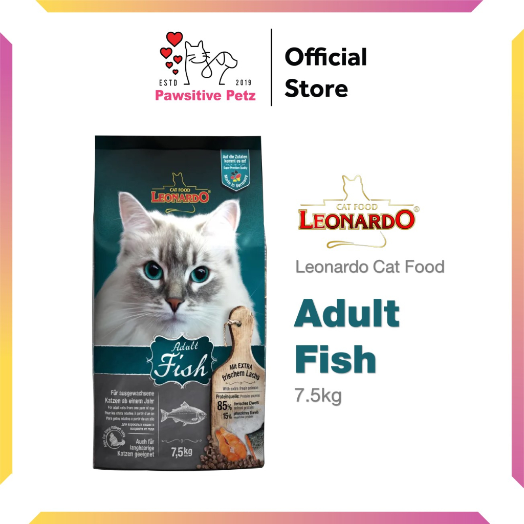 Leonardo Cat Food Grain Free 7.5kg Makanan Kucing Leonardo Cat Food