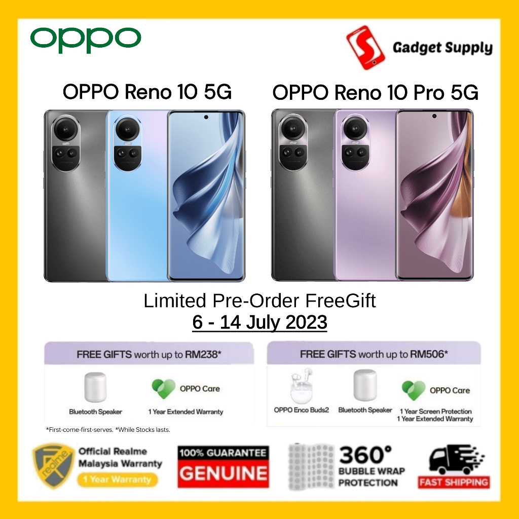 OPPO Reno 10 Pro 5G-Gray 12GB 256GB 32MP +50MP+8MP 6.74 Unlocked