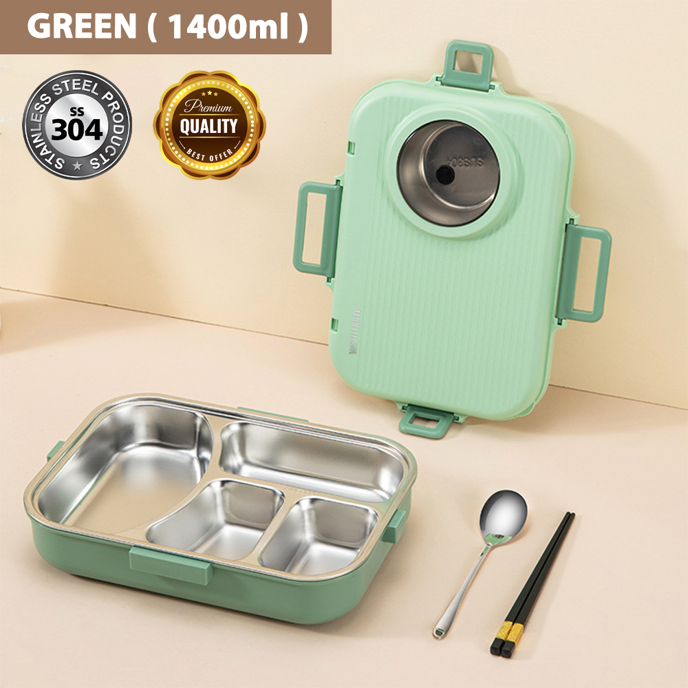 Kitchenut Eco-Friendly Double Layer Lunch Box Food Storage Food ...