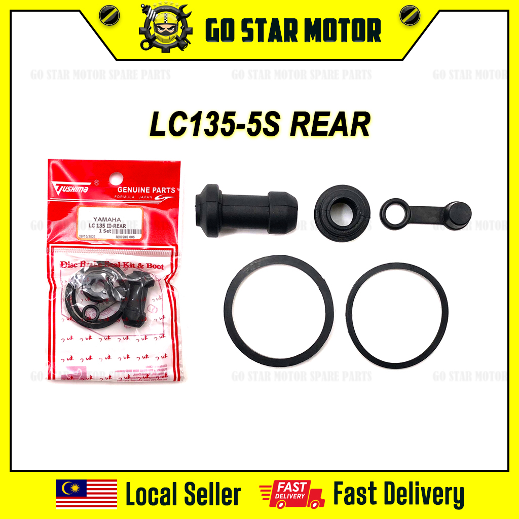 YAMAHA LC135 135LC LC 5S REAR CALIPER KIT OIL SEAL SET DISC BRAKE SEAL ...