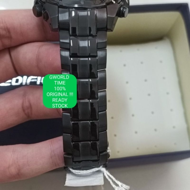 CASIO EDIFICE ORIGINAL EF 535BK 1A EF 535BK 1AVDF EF 535BK EF535BK Shopee Malaysia