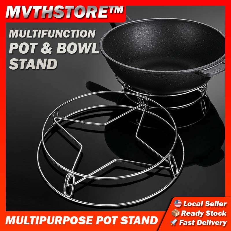 Universal Pot Support Stand For Pan, Stainless Steel Steaming Tray, Pot ...