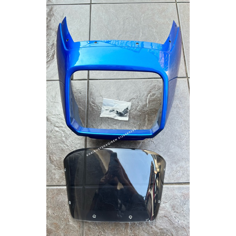 Yamaha RXZ 5-Speed Cowling / Fairing with Windshield NEW | Shopee Malaysia