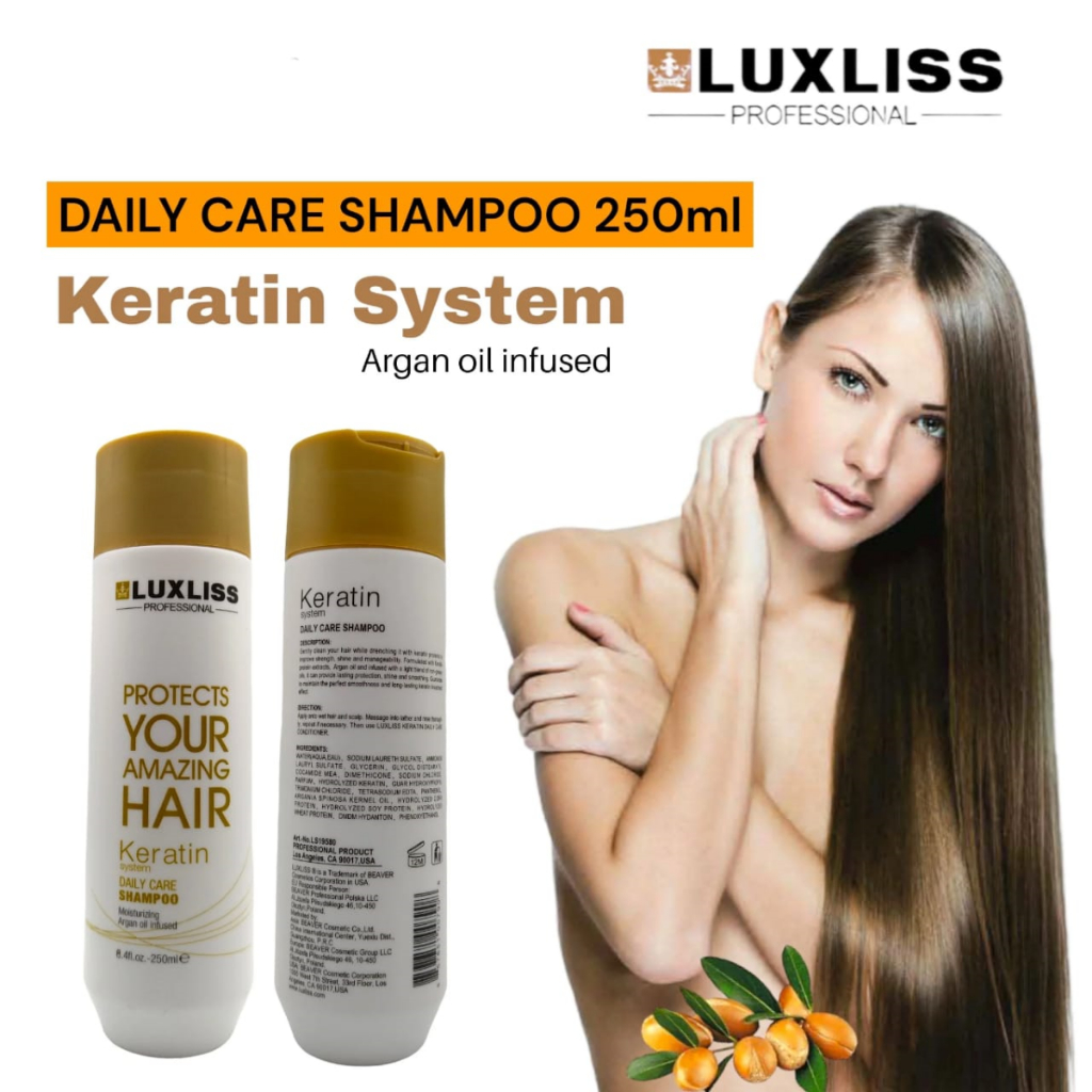 LUXLISS PREMIUM KERATIN DAILY CARE SHAMPOO 250ml Shopee Malaysia