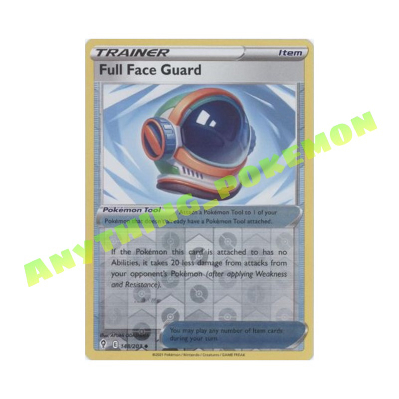 full face guard pokemon card value Amazon.com: Full Face Guard 148/203 - Evolving Skies