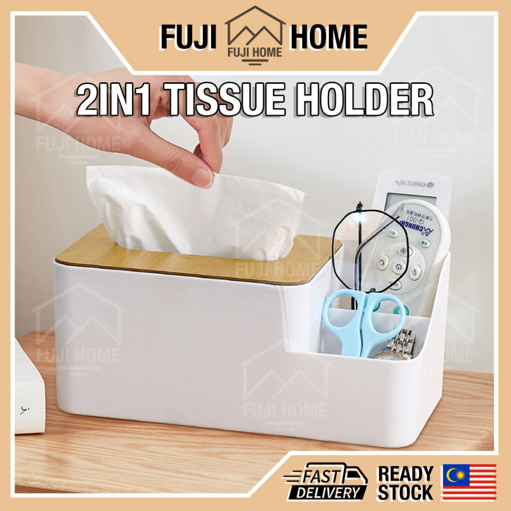 🏠READY STOCK🏠Tissue Holder Box Toilet Paper Roll Tissue Box Holder ...