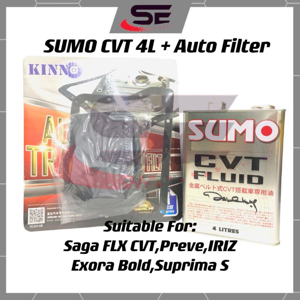 SUMO CVT Gear Oil Saga FLX VVT CVT Preve Exora Suprima S Persona CVT ...