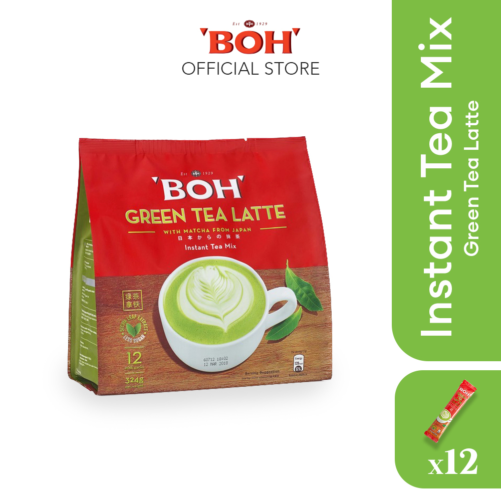 BOH Green Tea Latte (12's) Shopee Malaysia
