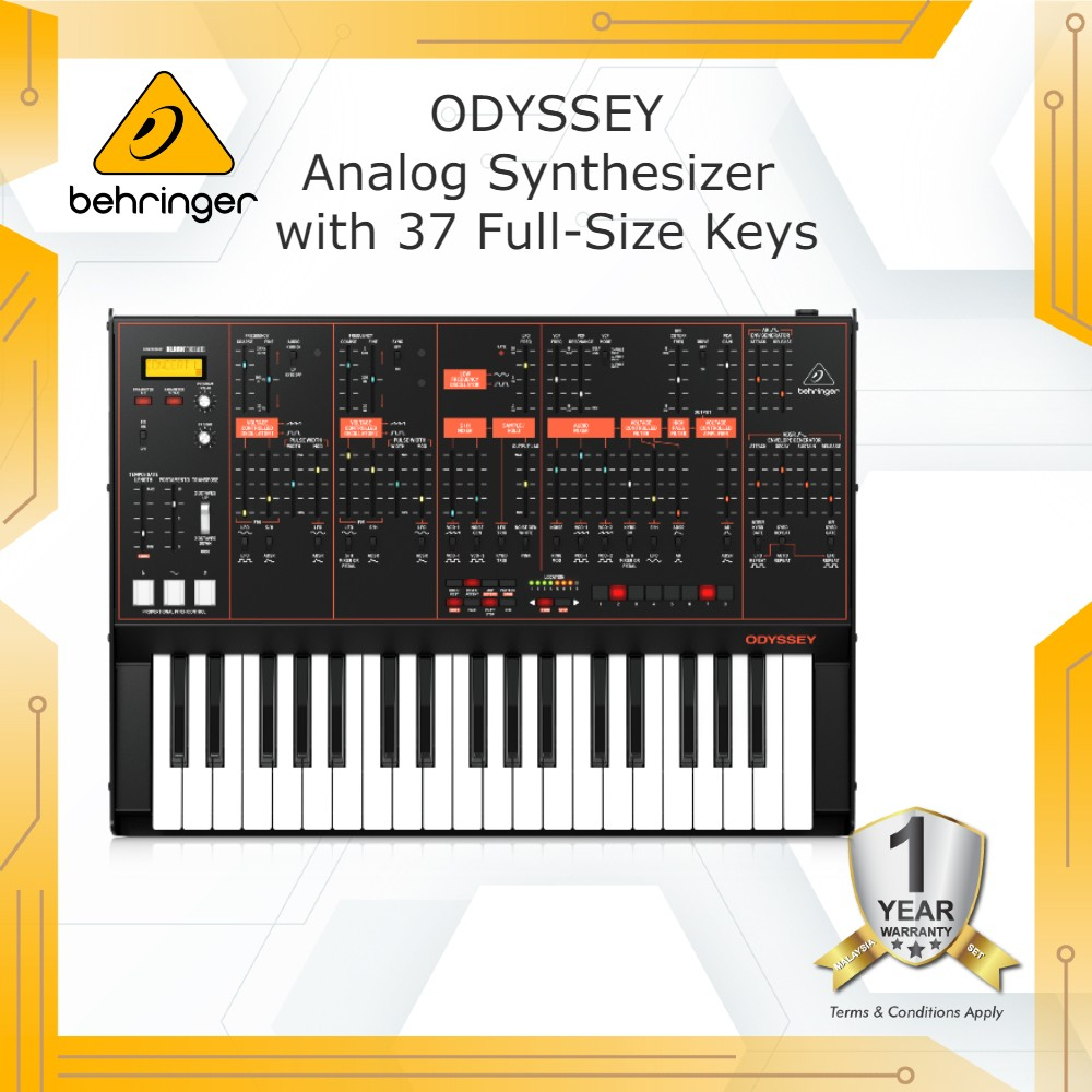 BEHRINGER ODYSSEY Analog Synthesizer Bundle Package (Free IVA CM2U ...