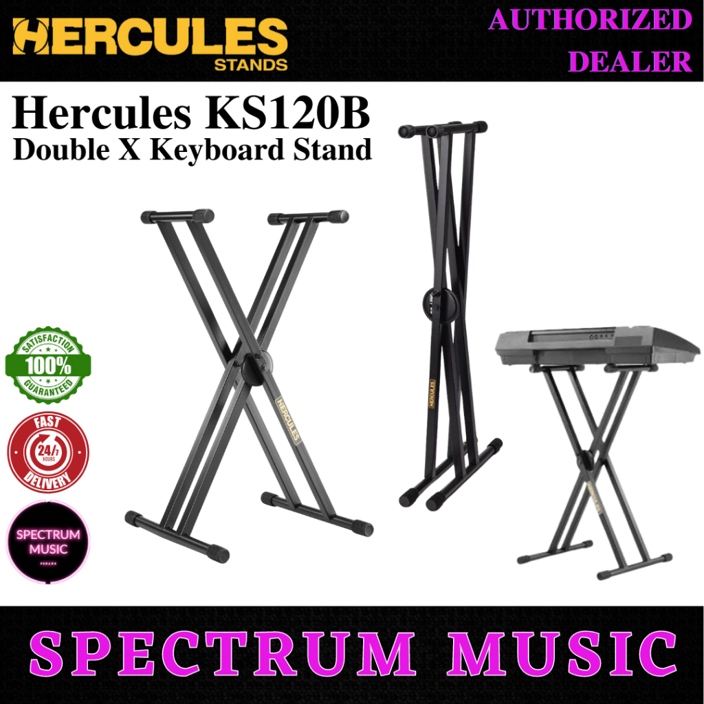 Hercules KS120B Double X Keyboard Stand Shopee Malaysia