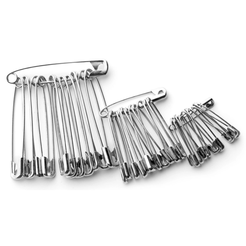 Safety pins in different shapes for stitching and multipurpose | Shopee ...