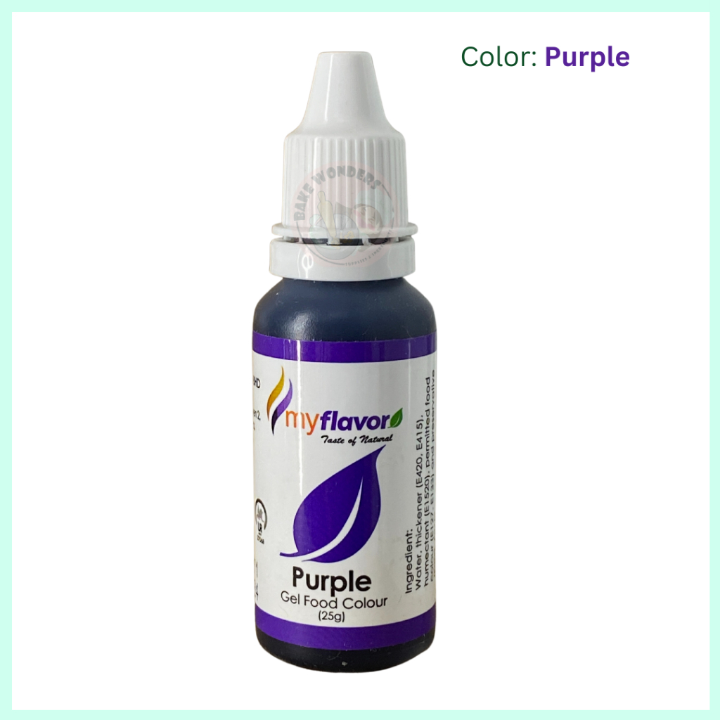Myflavor Gel Food Colour/Pewarna Gel Makanan/Food colouring/Edible gel