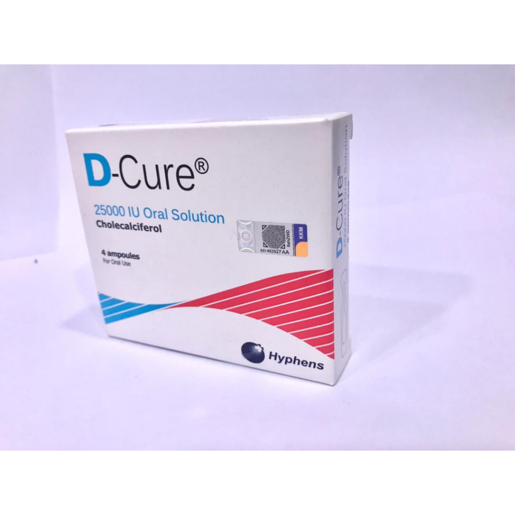 Vitamin DCure 25000iu 4 ampoules per box Shopee Malaysia