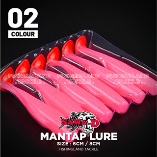 Sawa-D Mantap Soft Plastic, 6cm 8cm, Paddle Tail Swimbait Fishing Lure SP  Zman Minnow Haruan Siakap, Ready Stock