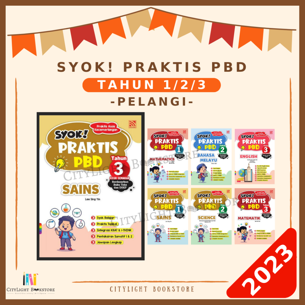 [CITYLIGHT] Buku Latihan 2023: Syok! Praktis PBD KSSR Semakan Tahun 1 ...