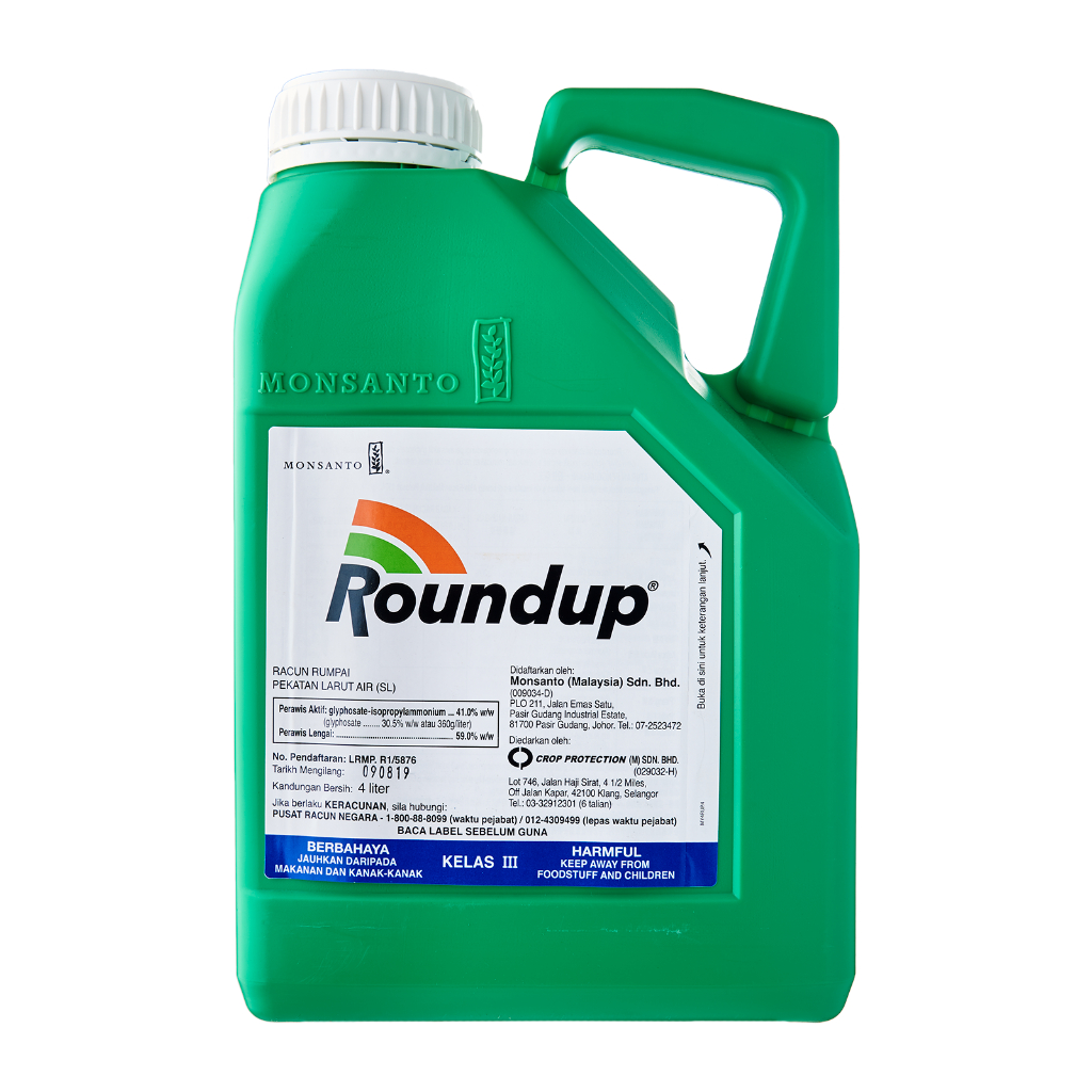 4l Roundup Racun Rumput Rampai Racun Rumput Racun Roundup Racun Rumput