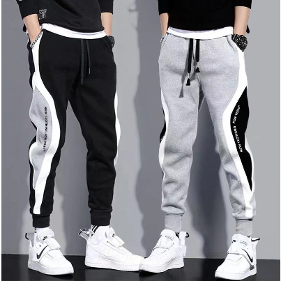 4-1- Jogger Pants Men/Sport Pants/Sweatpants/Long Pants/Seluar Suka ...