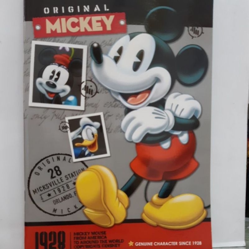 MICKEY MOUSE EXERCISES BOOK A4 SIZE 80PAGES Shopee Malaysia