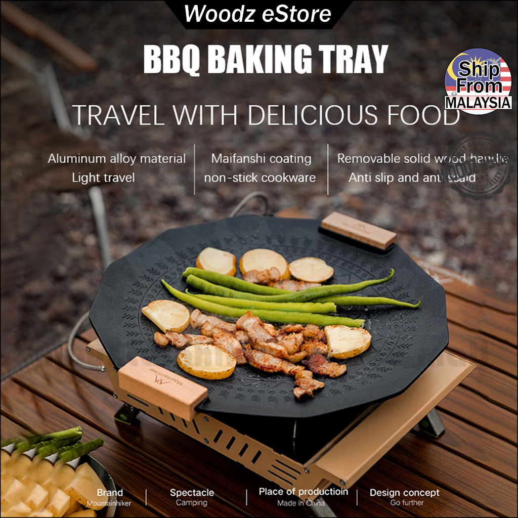 [Woodz] Mountainhiker Outdoor Camping Aluminium BBQ Grill Wheatstone