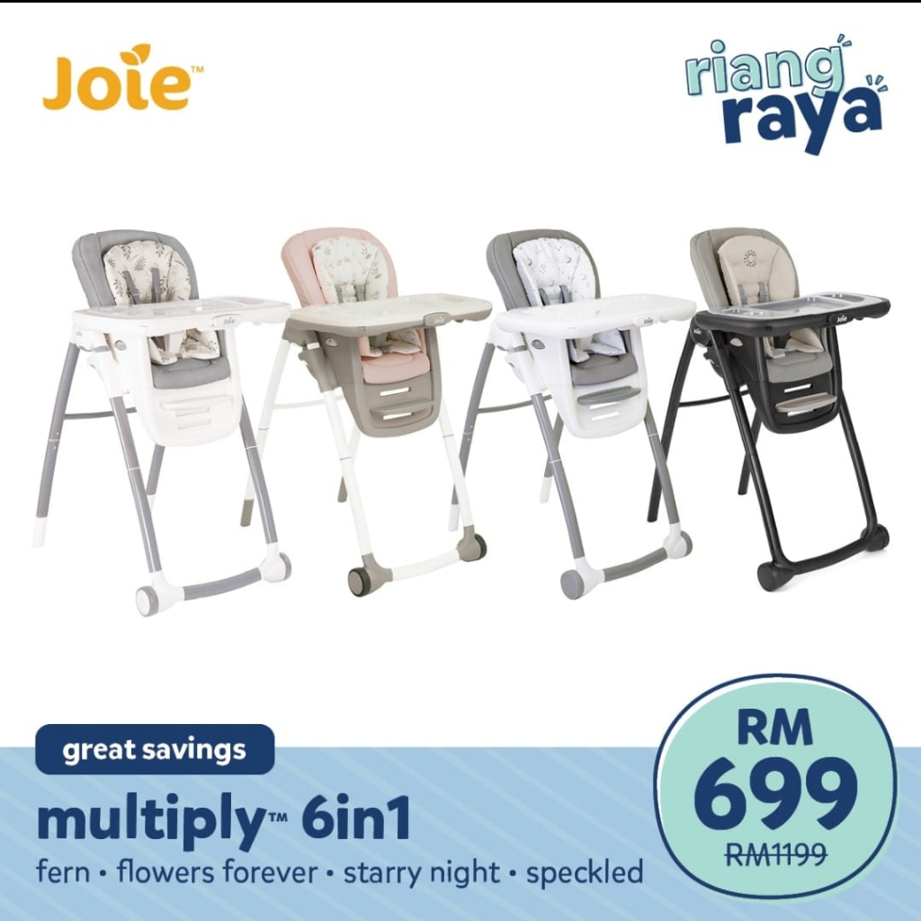 Joie Multiply 6 in 1 Highchair Shopee Malaysia