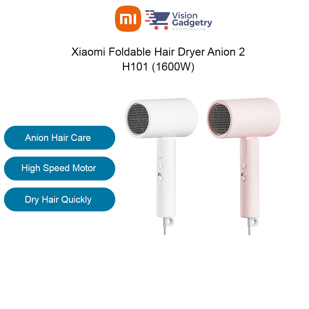 Xiaomi Mijia Hair Dryer Negative Ion Anion H101 2nd Generation 1600W ...