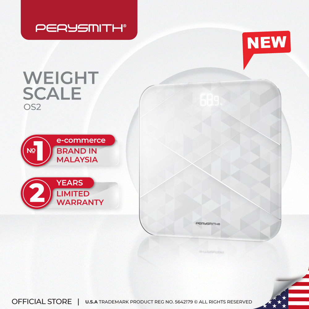 PerySmith Body Weight Scale iCare Series OS2 White Shopee Malaysia