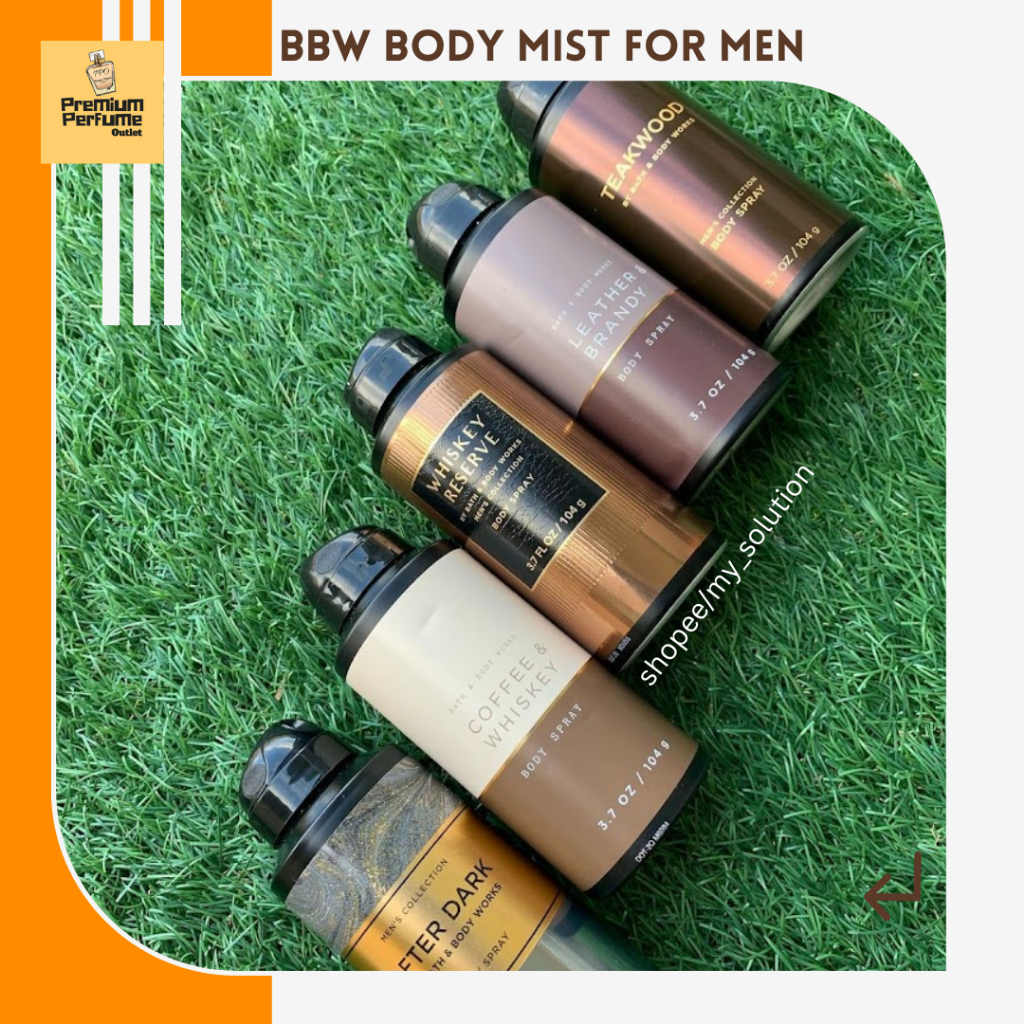 BBW Body Mist Body Spray Perfume For Men/ Minyak Wangi BBW Untuk Lelaki BBW For Men Shopee