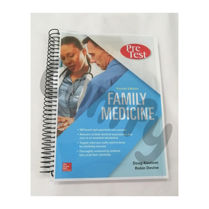 MRCGP/ FRACGP Medicine Book Family Medicine Pre Test, Fourth Edition ...