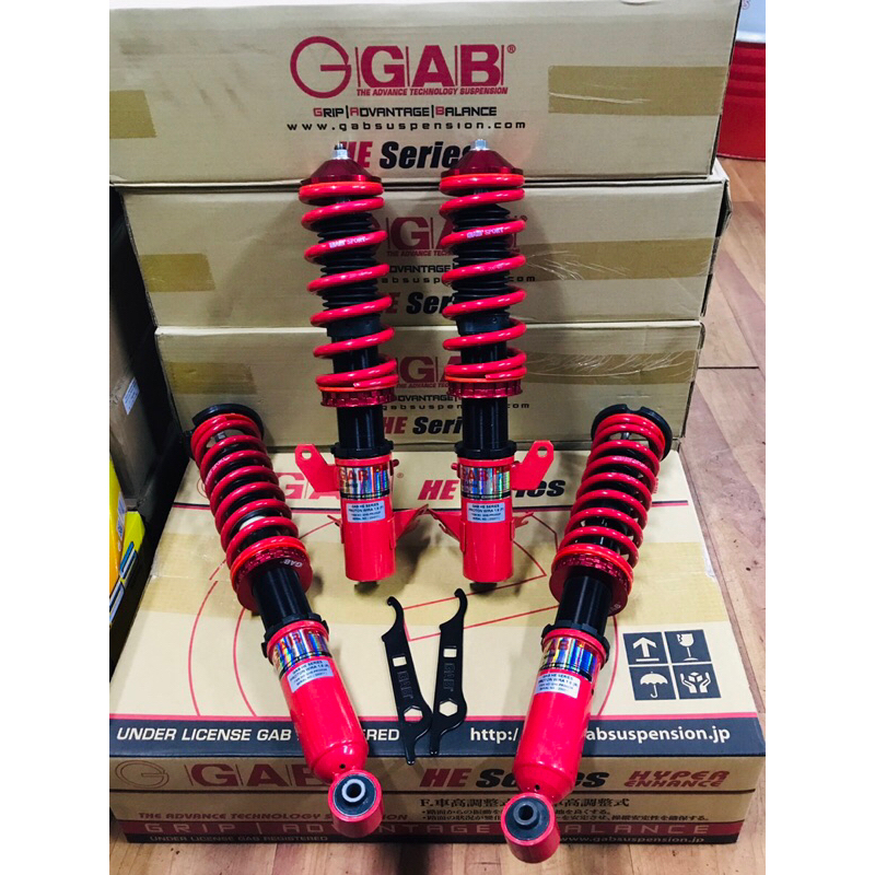 GAB HE Series Proton WIRA WAJA GEN2 PERSONA SATRIA EVO3 Adjustable Absorber High Low Bodyshift