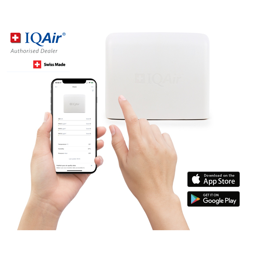 IQAir AirVisual Pro Indoor (AVP) / AirVisual Outdoor (AVO)- The Smart ...