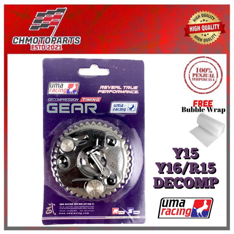 Uma Racing Timing Gear R15/Y16/Y15ZR (Decomp) | Shopee Malaysia
