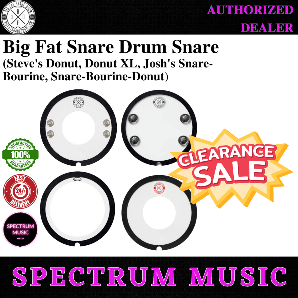 [CLEARANCE] Big Fat Snare Drum Snare Drum Muffler (Steve's Donut, Donut