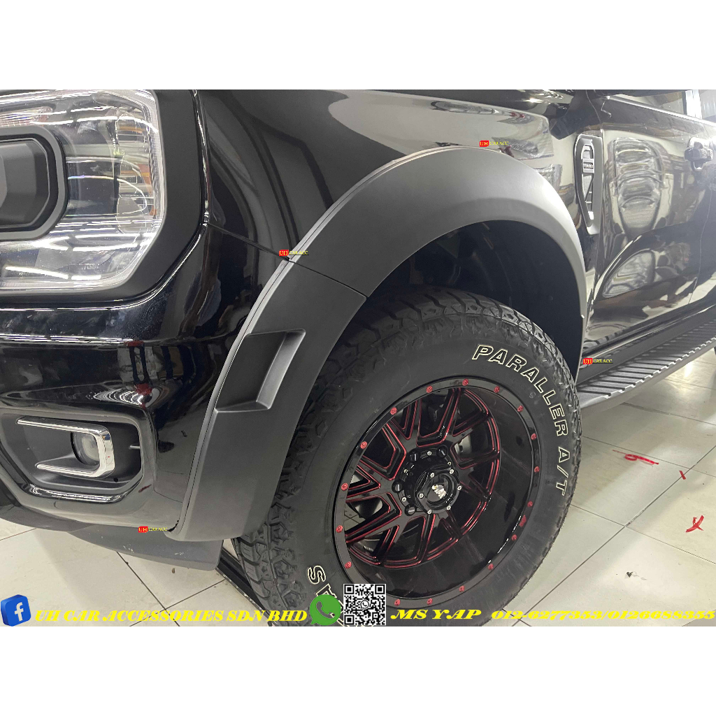 FORD RANGER T9 2022 2023 RAPTOR DESIGN PP FENDER ARCH FLARE FLARES ...